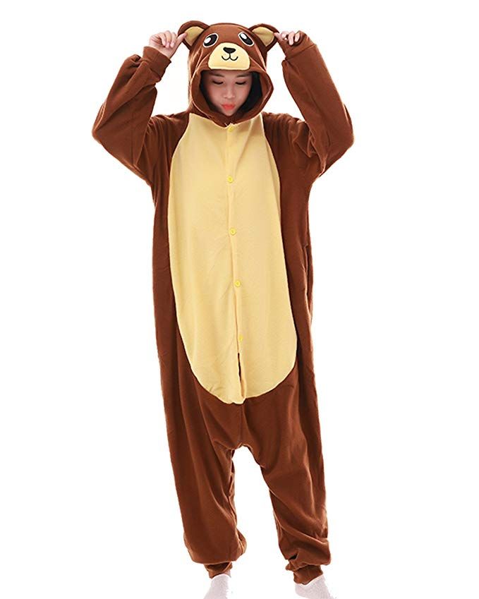 dressfan Unisex Animal Pajamas Adult Penguin Cosplay Costume