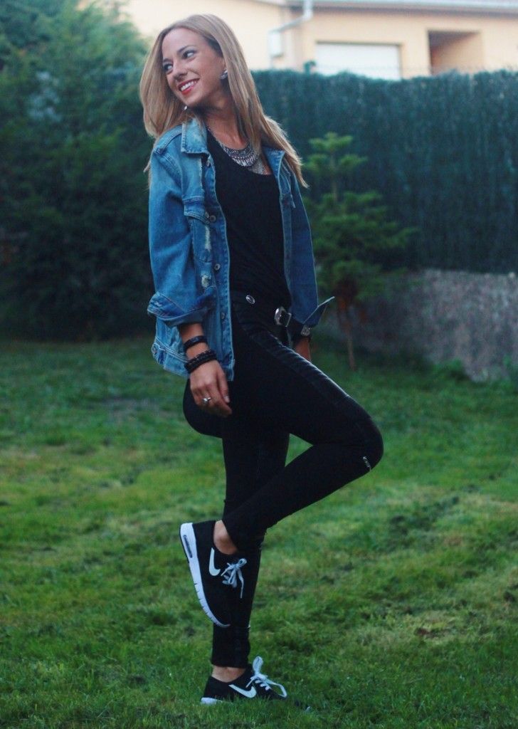 look nike negras look nike negras