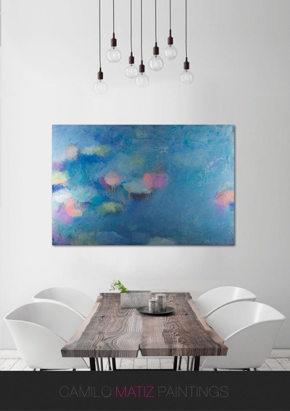 Extra Large Colorful Abstract Modern Wall Art Pop Art Abstract