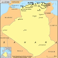 Algerie Par Le Peuple Et Pour Le Peuple Carte Algerie Carte Geographique Algerie Alger