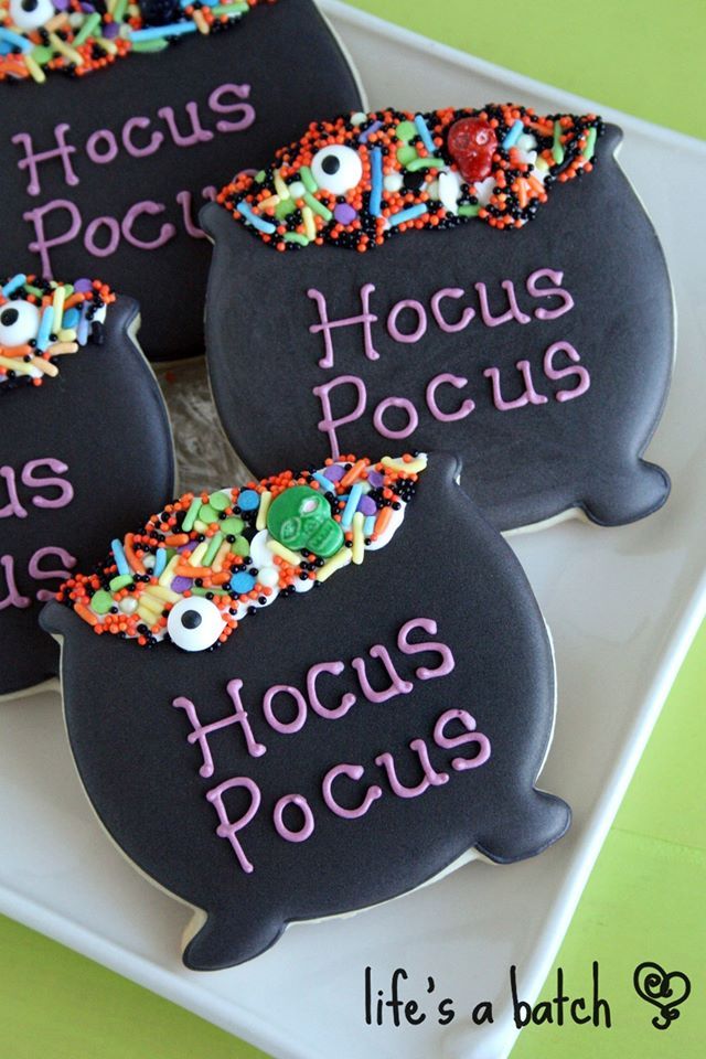 hocus pocus cookies halloween party snack or dessert