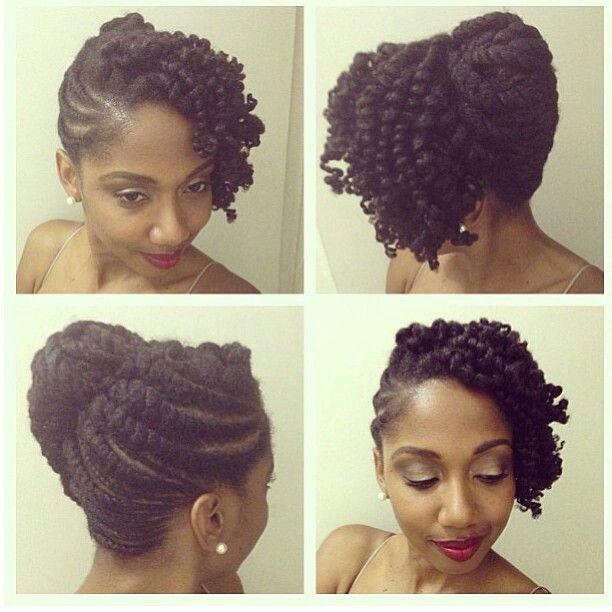 84 Best Wedding Hairstyles For Natural Hair Images On Pinterest Perfect Wedding Day Style Natural Black Hair