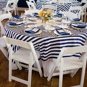 23 Best Weddings Parties Images On Pinterest Wedding Striped Linens Style Me Pretty