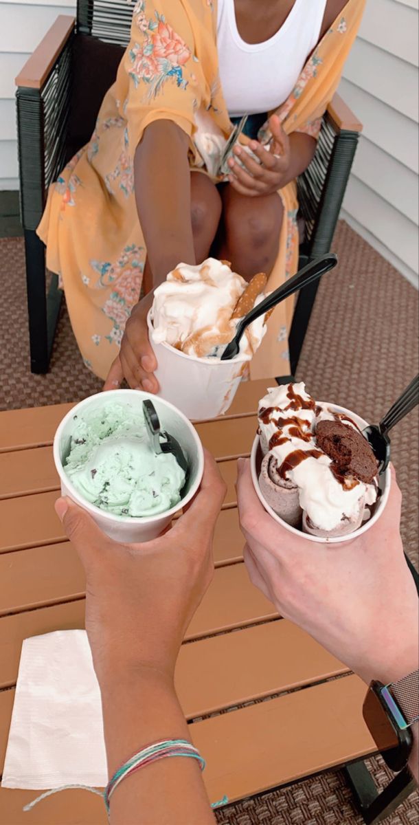 Ice cream with Isabel