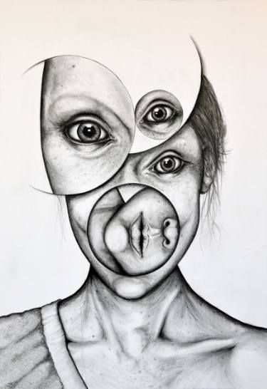 abstract pencil drawings