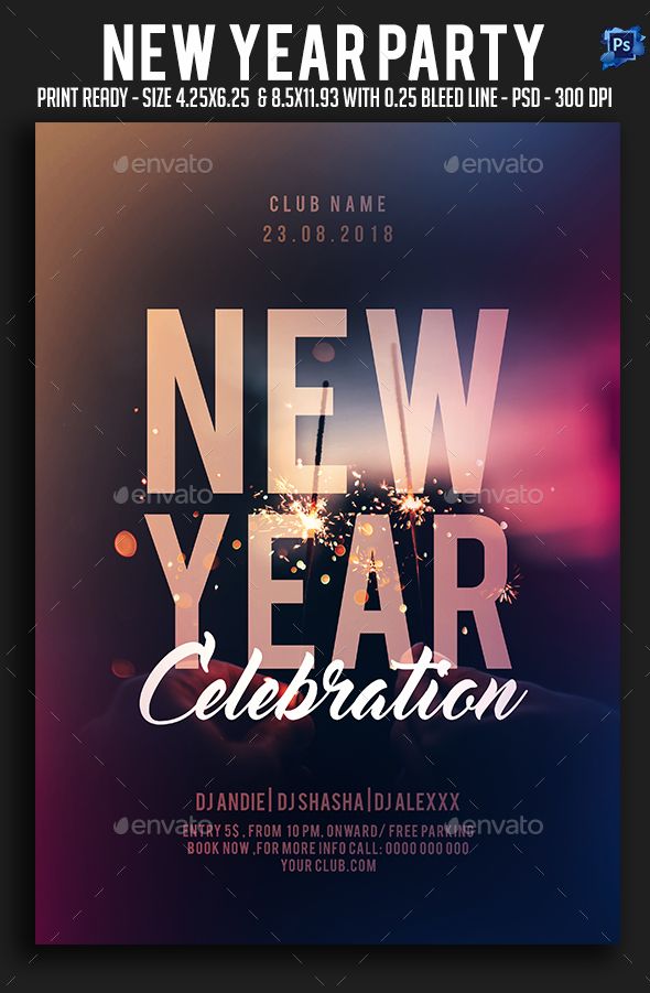 299 best New Year Party Flyer Templates images on Pinterest - new year poster template 299 best New Year Party Flyer Templates images on Pinterest - new year poster template