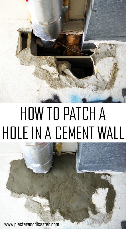 How To Fix A Hole In Cement Wall Inside Es How To Fix A Hole In Cement Wall Plaster Disaster