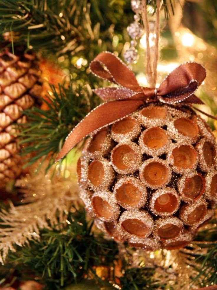 Bricolage Noël- 18 idées en matériaux naturels pour vous