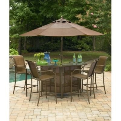 Saratoga 5 Piece Bar Set Garden Oasis Outdoor Living Patio Furniture Casual Seating Sets Saratoga 5 Piece Bar Set Garden Oasis, Sears Outdoor Furniture Bar Setup