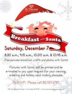 7 best breakfast with santa images on pinterest santa breakfast breakfast with santa flyer template
