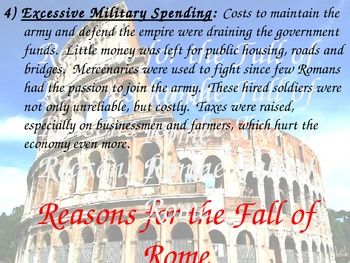 The fall of rome essay