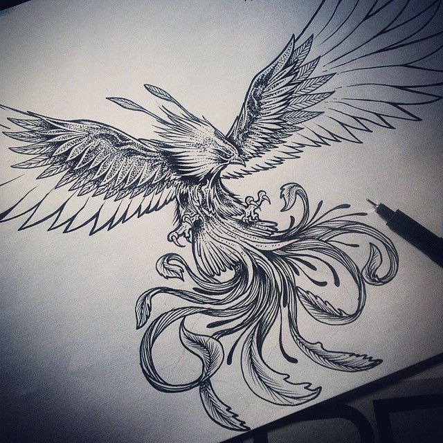 Terminando ave fenix a pedido.. . Cavtattoo… Saludos …. CAVTATTOO ...