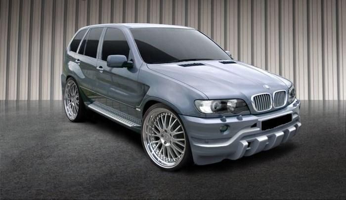 Накладка на задний бампер Schnitzer на BMW X5 E53