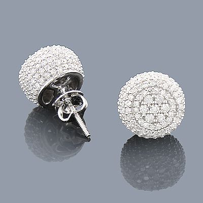 46 Best Diamond Studs Images On Pinterest Earrings Pave Diamond Earrings 14k Gold Studs 1 32ct
