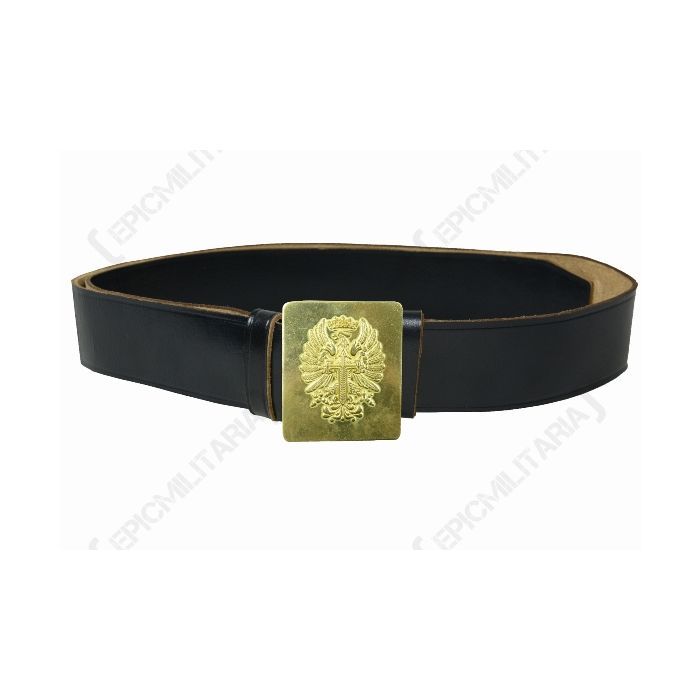 German Luftwaffe EM BROWN Leather BELT All Sizes WW2 Repro Enlisted Mans