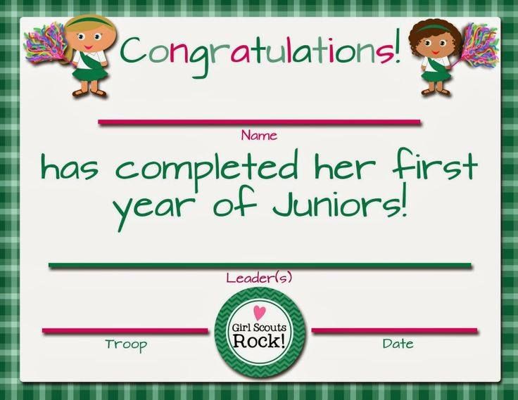8 best Girl Scout printable certificates images on Pinterest - printable congratulations certificate 8 best Girl Scout printable certificates images on Pinterest - printable congratulations certificate