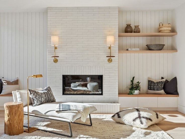 Cle Tile On Instagram A Fireplace Is Almost Always The Focal Point Of A Room But Most People Stop Their Design A Cle Tile Focal Point Living Room Fireplace