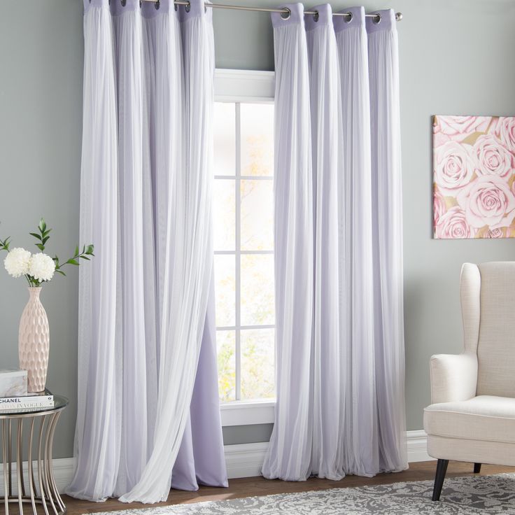 14 Purple Curtains Ideas for the Bedroom in 2021 | Panel curtains