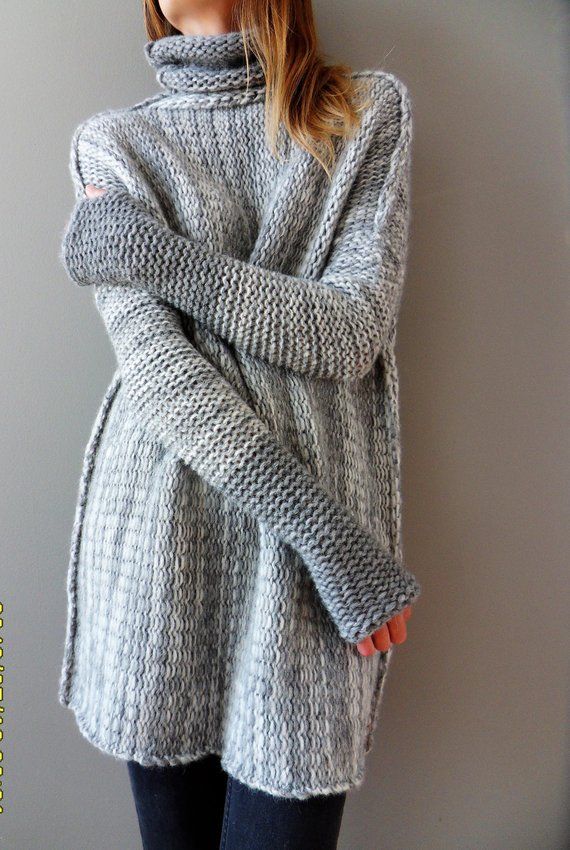 LOOSE FIT PLUS SIZE SWEATER COAT SWEATSHIRT CREWNECK PULLOVER TOP
