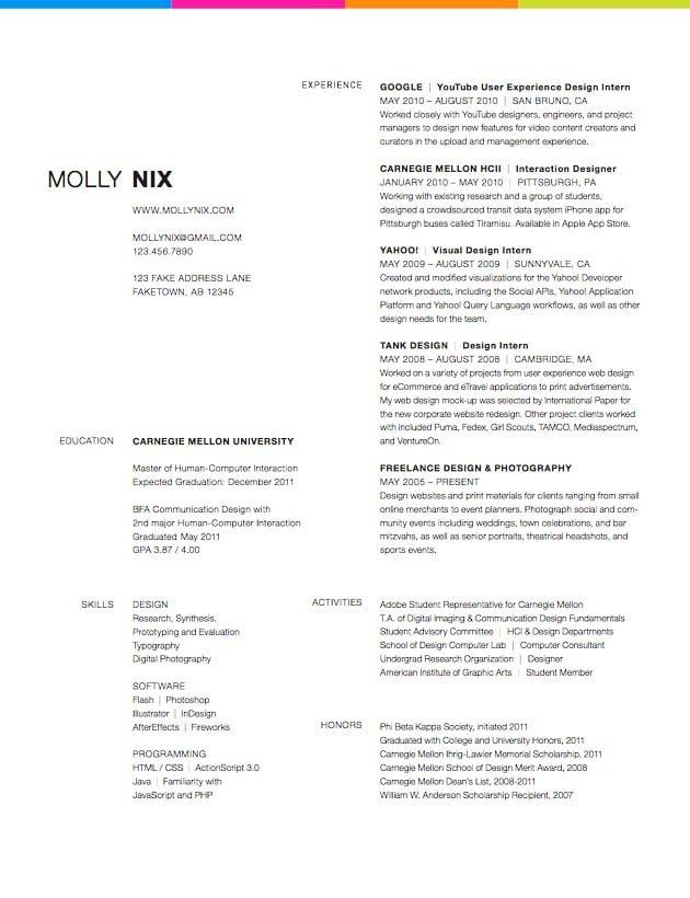 resume for apple store