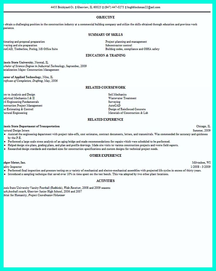 nice Simple Construction Superintendent Resume Example to Get Applied, Check more at http://snefci.org/simple-construction-superintendent-resume-example-get-applied