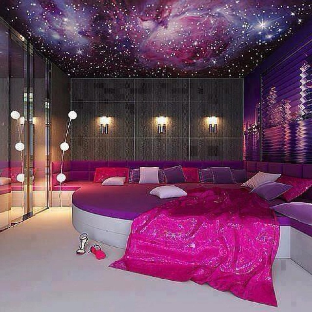 Charming Awesome Bedrooms Part - 10: Cool Bedroom. LOVE The Ceiling! But This Would Be Really Cool If It Were
