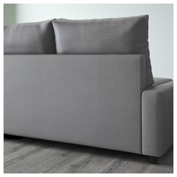 Friheten Corner Sofa Bed With Storage Skiftebo Dark Grey