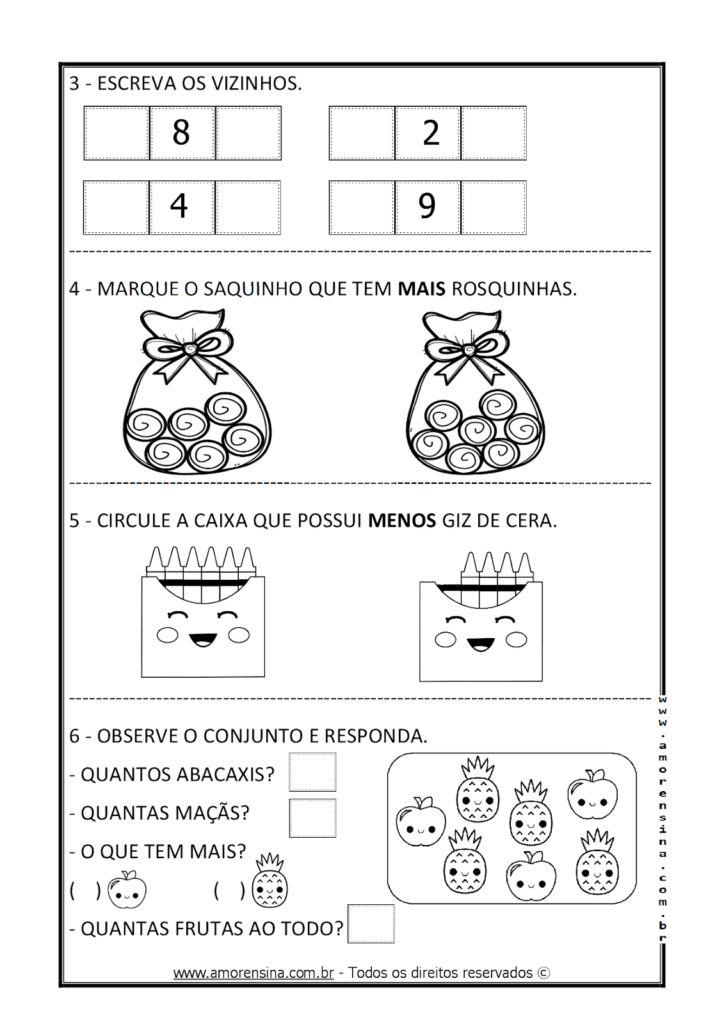 Pin em Atividades educativas de alfabetização