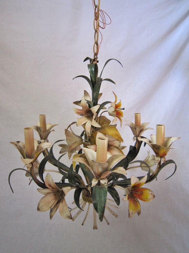 31 Best Vintage Tole Chandeliers Images On Pinterest Child Room Italian Tole Flower Chandelier - 31 Best Vintage Tole Chandeliers Images On Pinterest Child Room