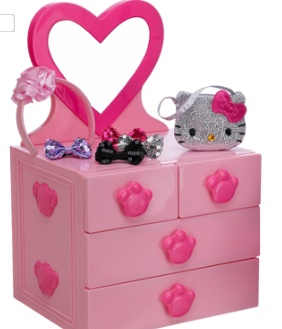 12 Best Build A Bear Easter Contest Images On Pinterest This Pink Dresser With Mirror And Accessory Kit Full Of A Cute Hello Kitty Purse Fabulous Bows Is
