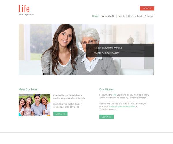 8 Free Charity Html Website Templates Template Collections 8 Free Charity Html Website Templates Template Collections Pinterest And