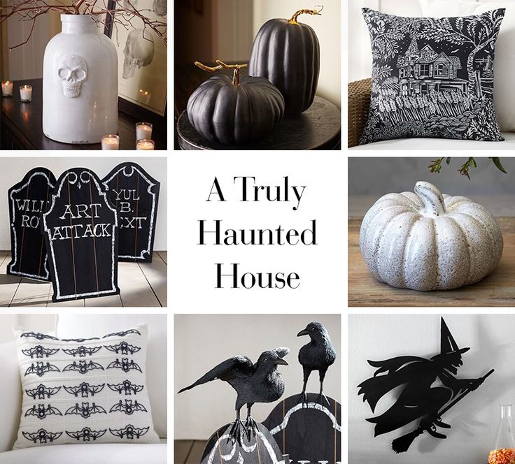 black white halloween