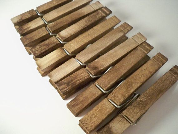 clothespins vintage shabby chic walnut by shabby chic christmas gifts to make