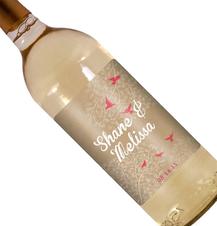 wedding wine labels