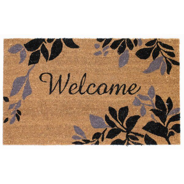 Midhurst Leaves Border Non Slip Outdoor Door Mat Liora Manne Outdoor Door Mat Door Mat