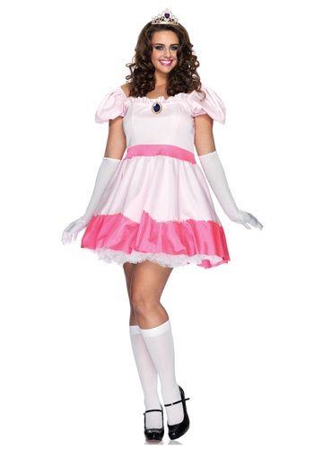 Plus Size Pink Princess Costume | Princess peach costume, Peach costume, Pink princess costume