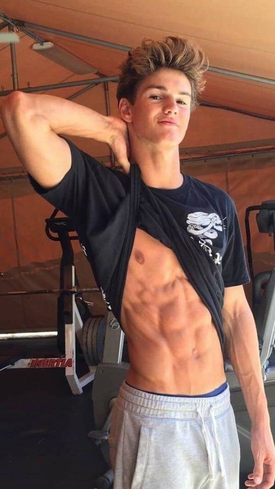 Twink gym riding petite