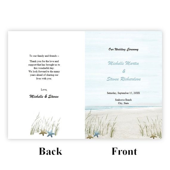 52 best Wedding Program Templates - DIY images on Pinterest - printable program templates 52 best Wedding Program Templates - DIY images on Pinterest - printable program templates
