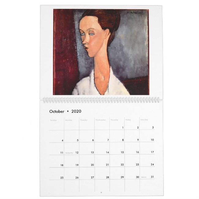 Modigliani's Women 2025 Calendar Zazzle Modigliani's Women 2025 Calendar Zazzle