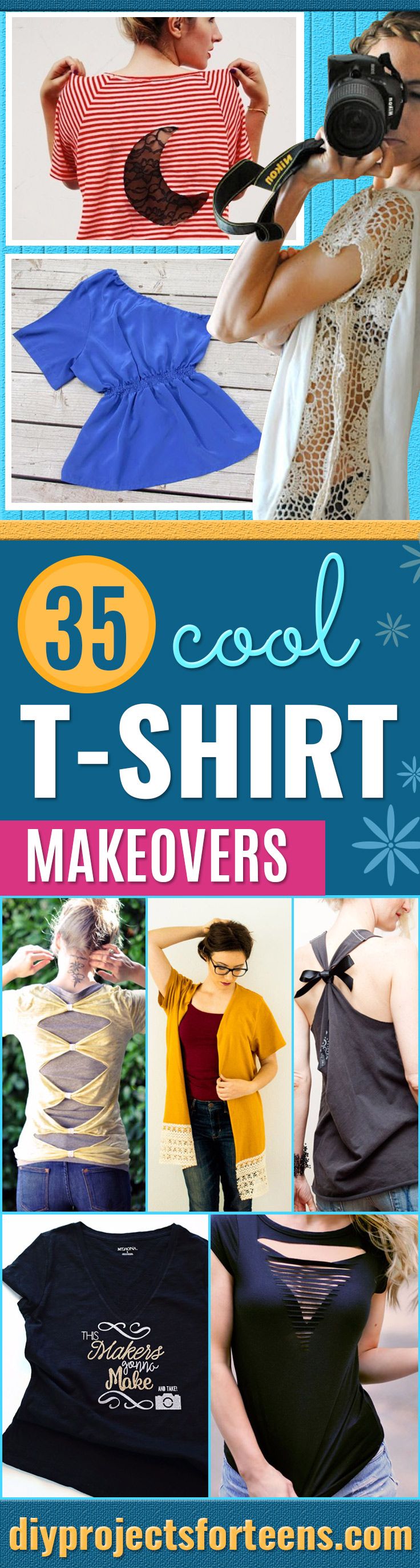 35 Easy T Shirt Makeovers For Creatively Cool Clothing 35 Easy T Shirt Makeovers For Creatively Cool Clothing