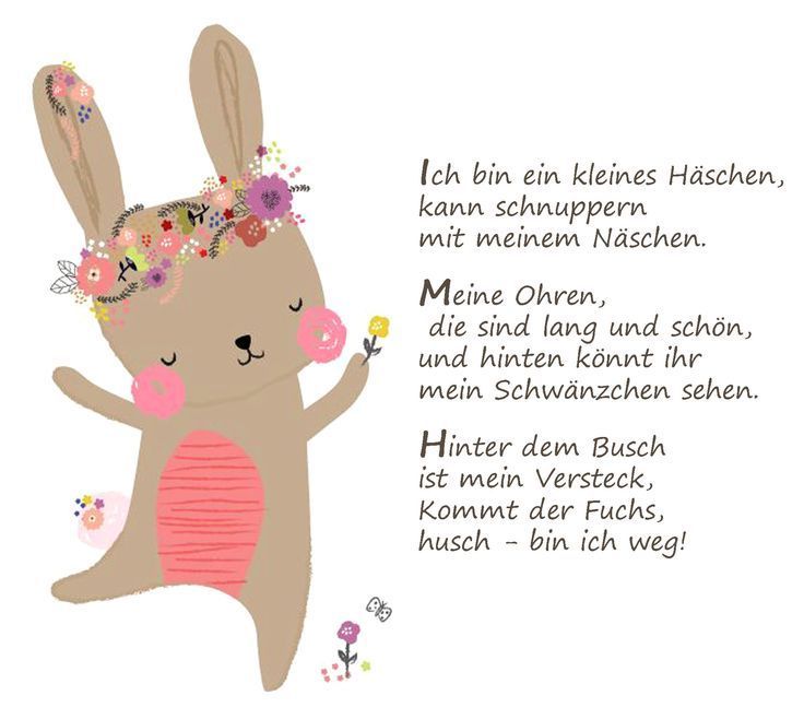 Osterhase Ostern Gedicht Kindergarten Erzieherin Kita Kinder Erziehung Reim – #E… img