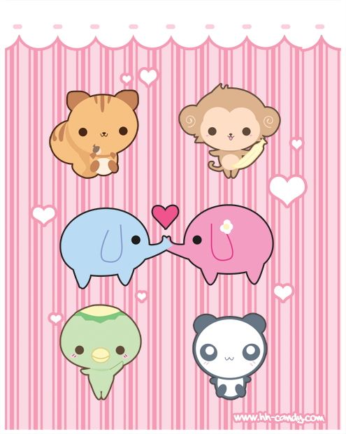 Kawaii, Desenhos, Papel de parede celular