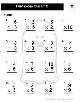 halloween multiplication worksheet packet set of worksheets bw halloween multiplication worksheet packet set of worksheets bw and color options for each single digit multiplication prac