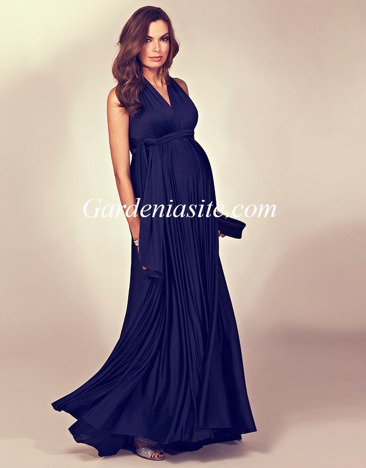 Navy evening maternity dress Navy evening maternity dress