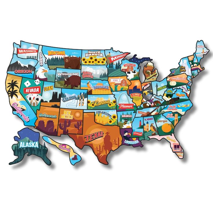 RV State Map Sticker 17 quot x11 quot - C1becf4cbd5a97a677e5e534db400e58