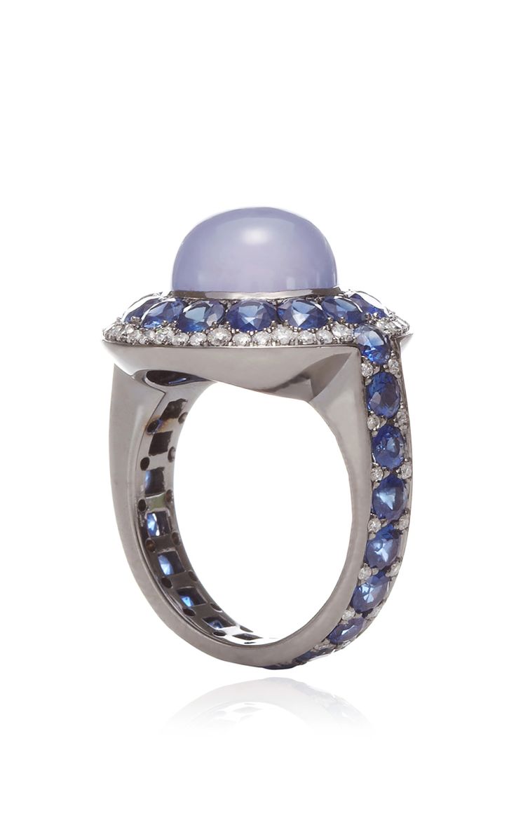 Blue Sapphire And Diamond Ring Blue Sapphire And Diamond Ring