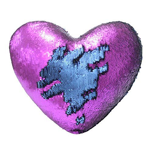Mermaid Throw Pillow with Insert , Play Tailor Reversible... https