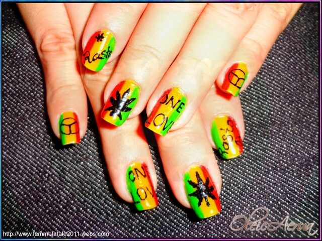 Rasta Nail Designs Graham Reid Rasta nail art - 9 Best Nails Images On Pinterest Rasta Nails, Cute Nails And - Rasta Nail Designs Graham Reid