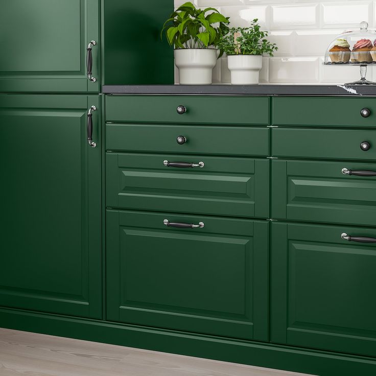 BODBYN Schubladenfront, dunkelgrün, 40x20 cm IKEA Österreich Dark green kitchen, Green BODBYN Schubladenfront, dunkelgrün, 40x20 cm IKEA Österreich Dark green kitchen, Green