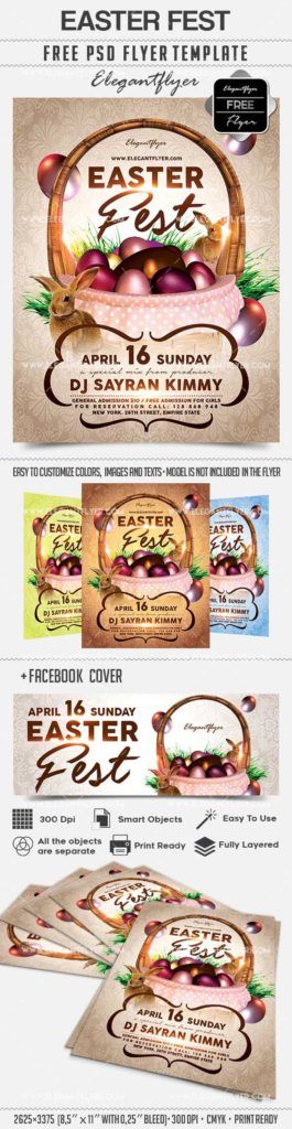 free easter flyer templates download